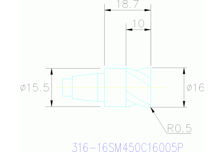 316-16SM450C16005P 1030