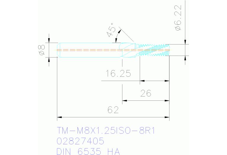 TM-M8X1.25ISO-8R1