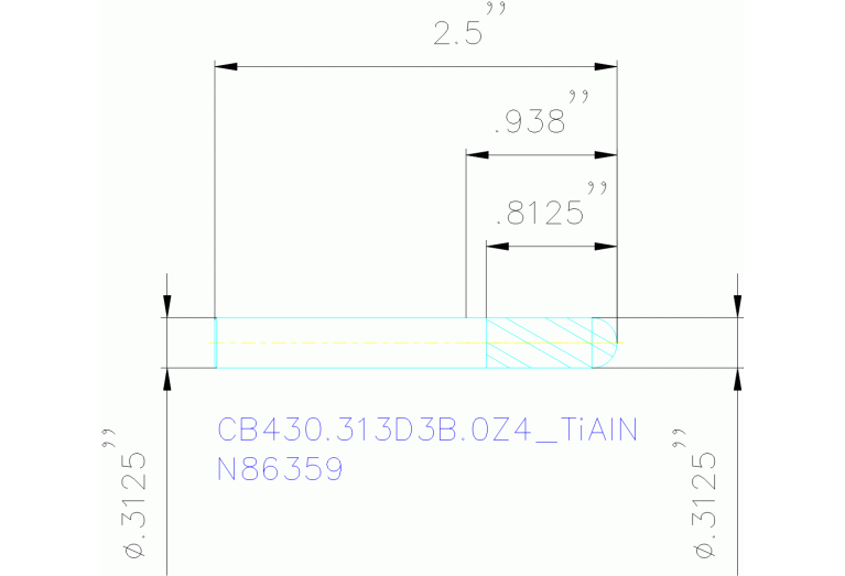 CB430.313D3B.0Z4 TIALN