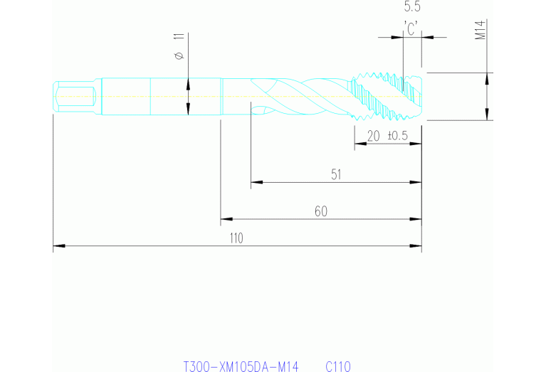 T300-XM105DA-M14 C145