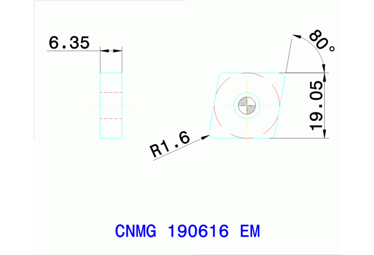 CNMG 190616 EM TT9235