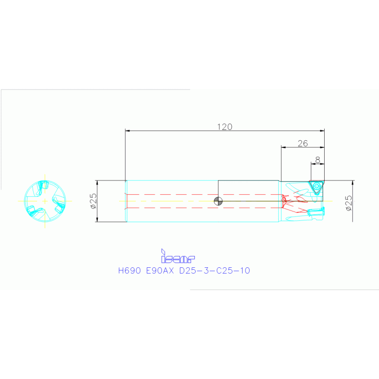 H690 E90AX D25-3-C25-10