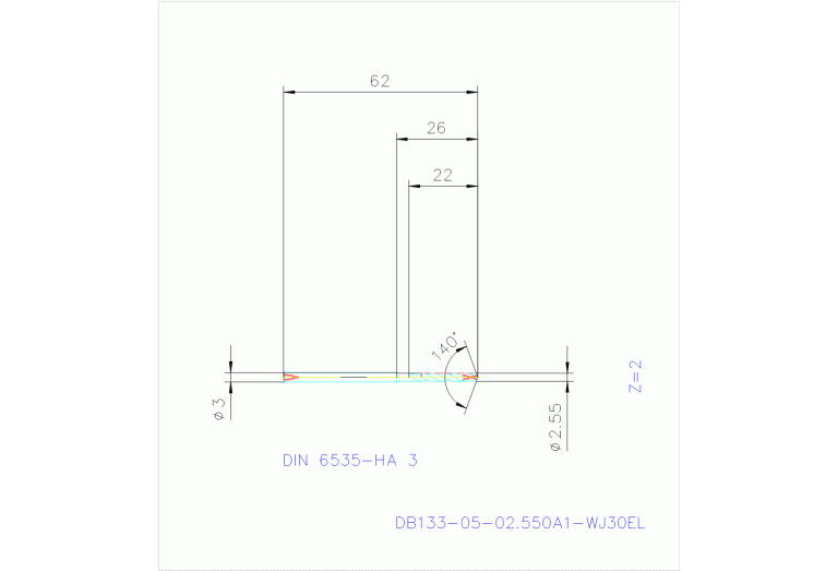 DB133-05-02.550A1-WJ30EL