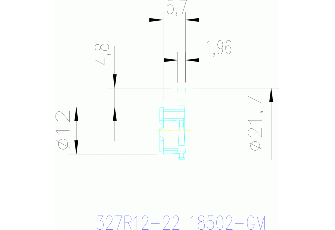 327R12-22 18502-GM 1025