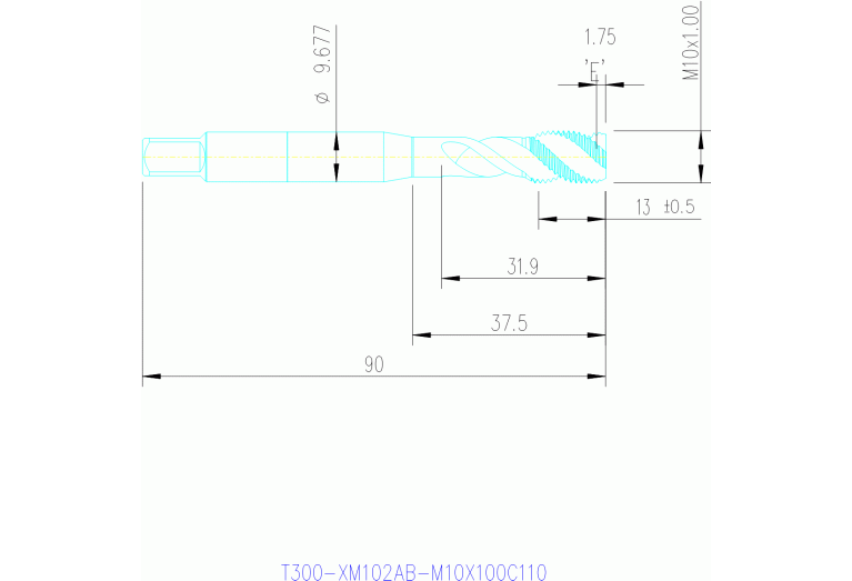 T300-XM102AB-M10X100C150