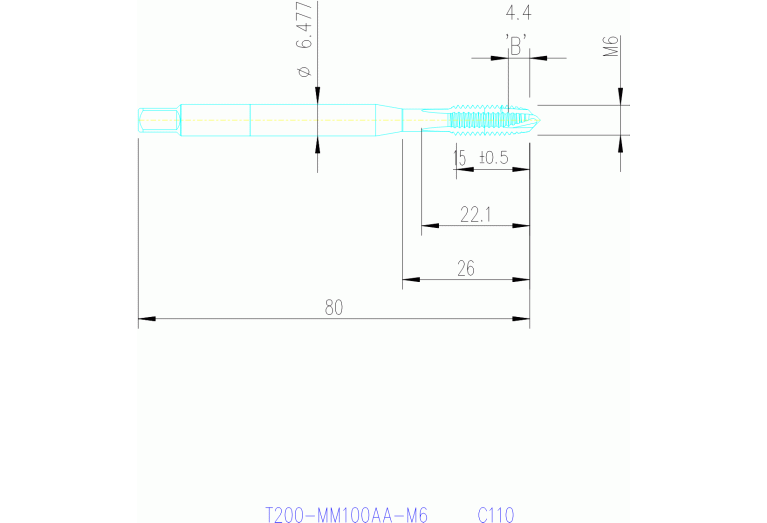 T200-MM100AA-M6 C110