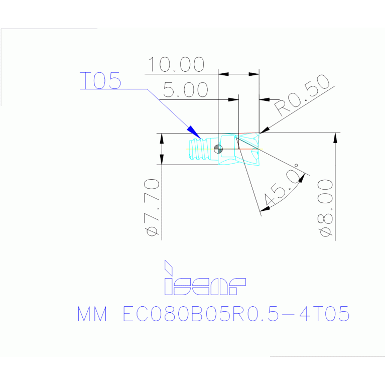 MM EC080B05R0.5-4T05 IC908