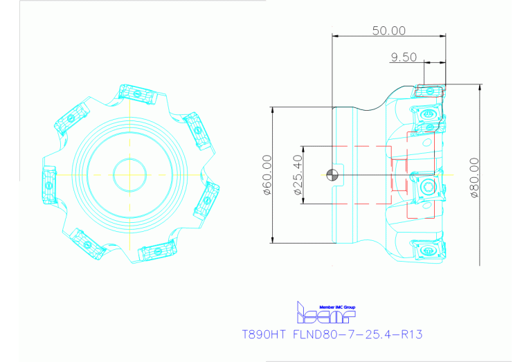 T890HT FLND80-7-25.4-R13