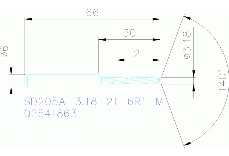 SD205A-3.18-21-6R1-M