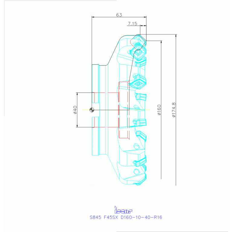 S845 F45SX D160-10-40-R16