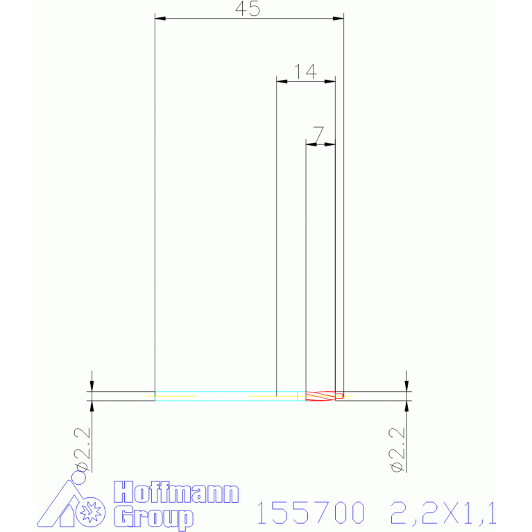 155700 2,2X1,1