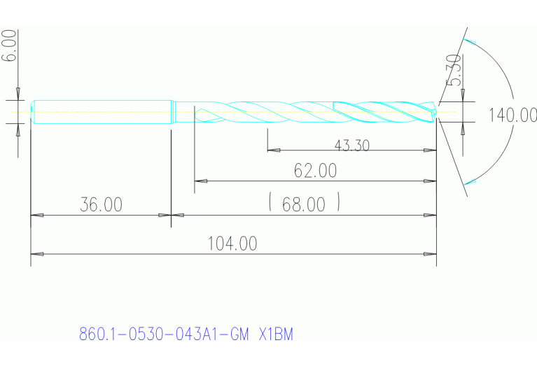 860.1-0530-043A1-GM X1BM