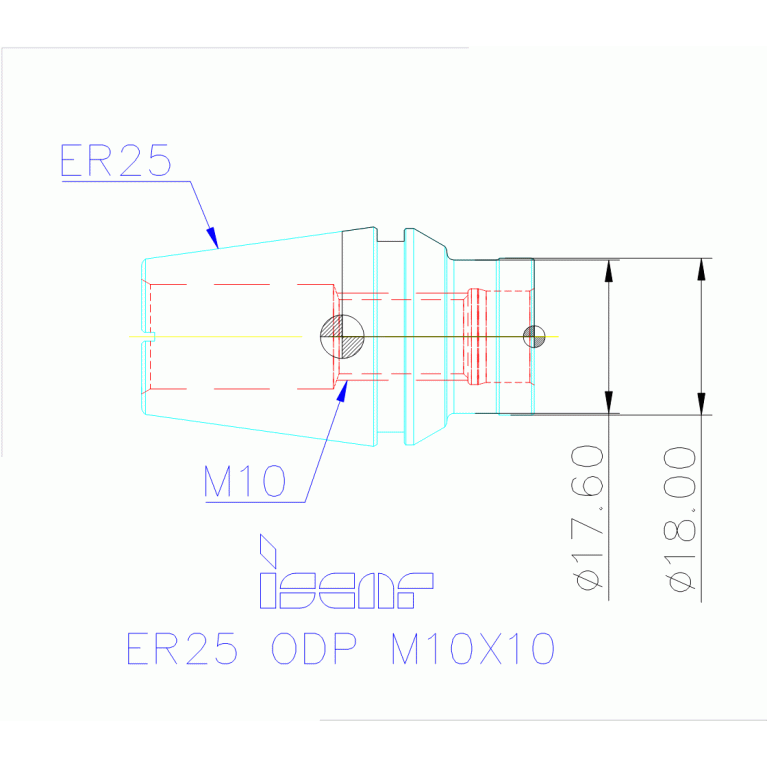ER25 ODP M10X10