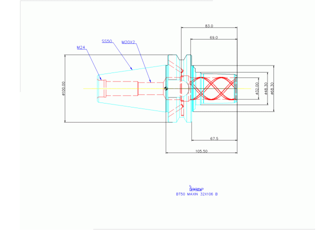 BT50 MAXIN 32X106 B
