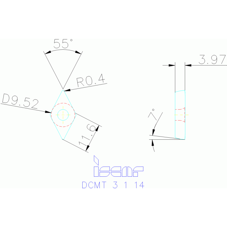 DCMT 11T304-14 IC8150