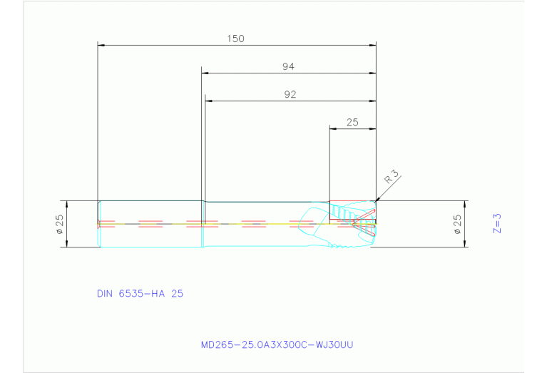MD265-25.0A3X300C-WJ30UU