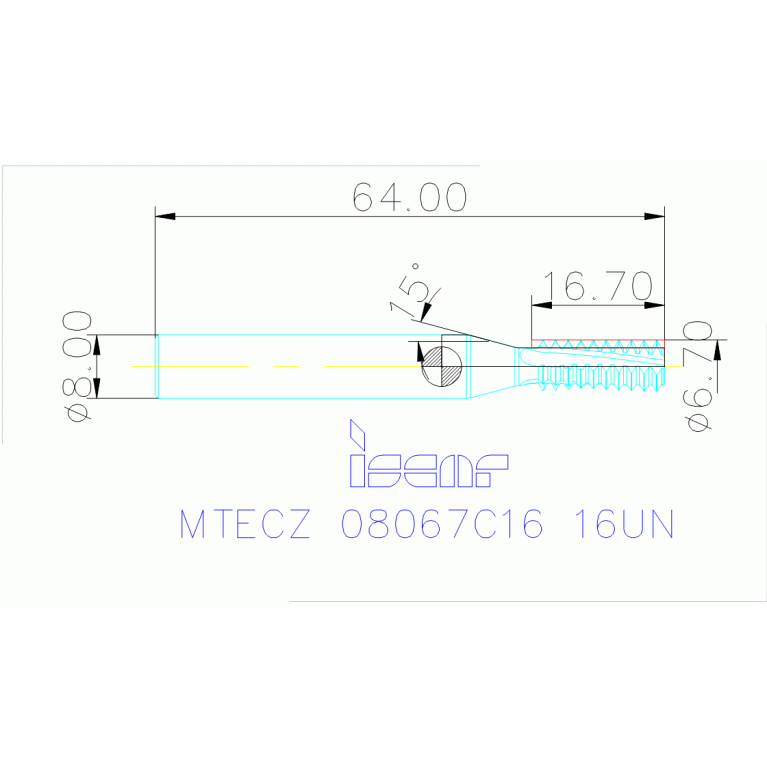 MTECZ 08067C16 16UN IC908