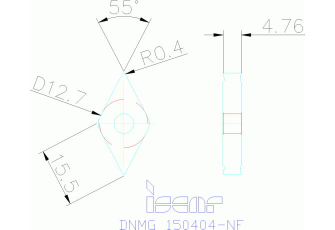 DNMG 150404-NF IC8250