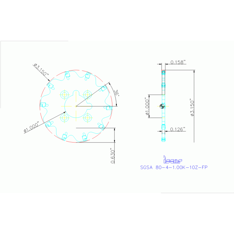SGSA 80-4-1.00K-10Z-FP