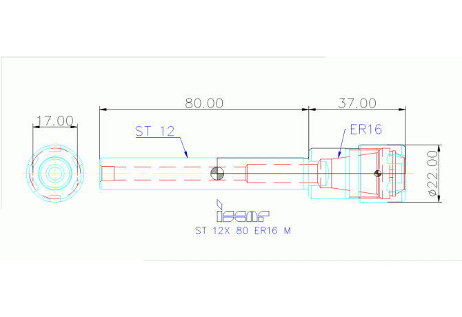 ST 12X 80 ER16 M