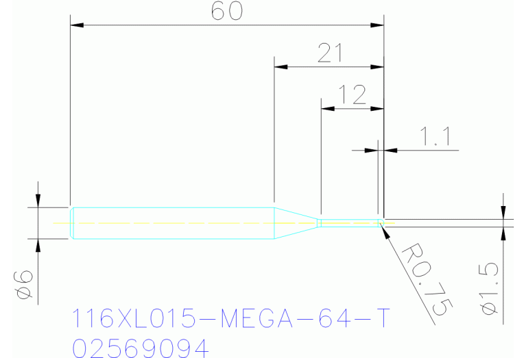 116XL015-MEGA-64-T