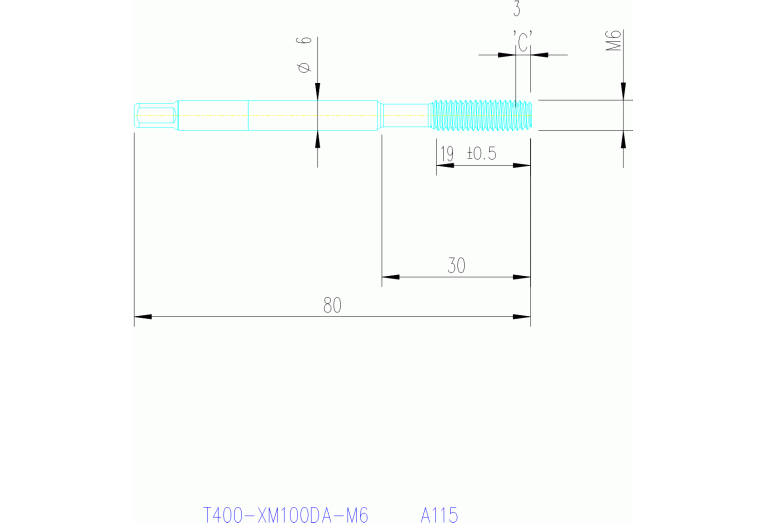 T400-XM100DA-M6 A115