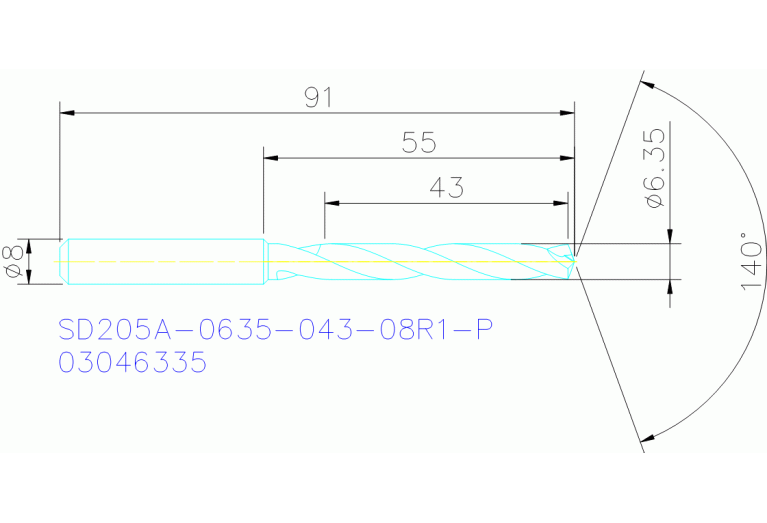 SD205A-0635-043-08R1-P