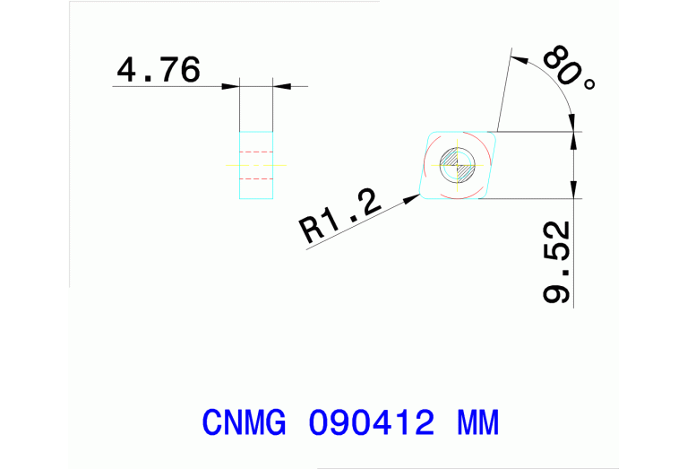 CNMG 090412 MM TT9235