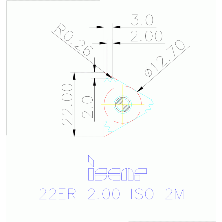 22ER 2.00 ISO 2M IC908