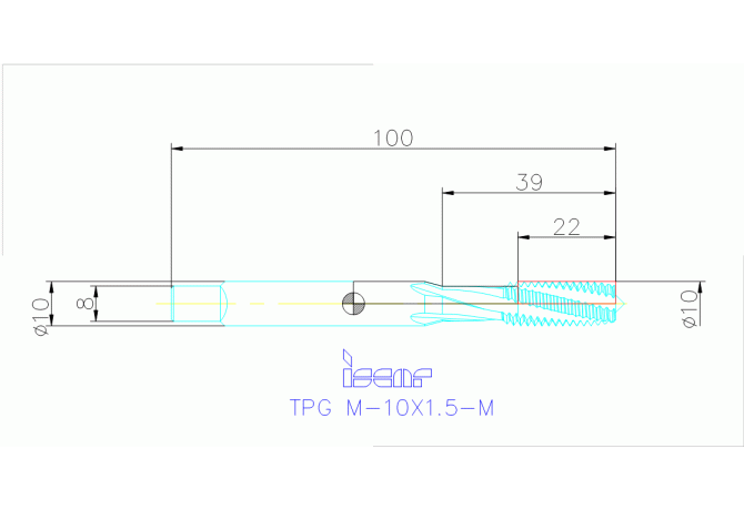 TPG M-10X1.5-M HE
