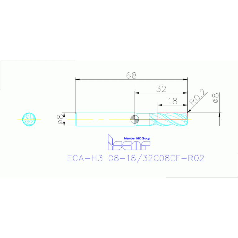 ECA-H3 08-18/32C08CF-R02 IC08