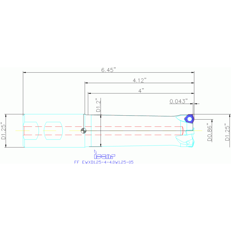 FF EWXD1.25-4-4.0W1.25-05
