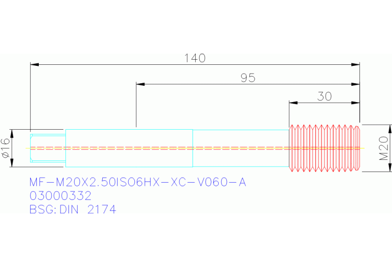MF-M20X2.50ISO6HX-XC-V060-A