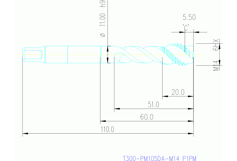 T300-PM105DA-M14 P1PM