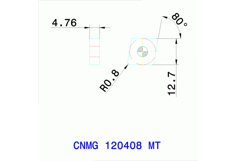 CNMG 120408 MT TT5100