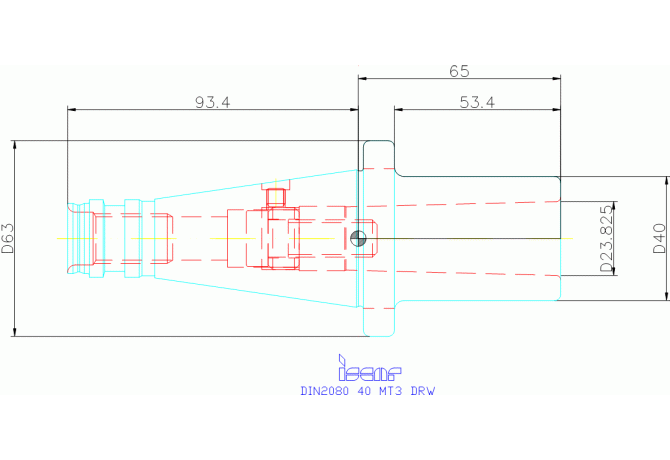DIN2080 40 MT3 DRW