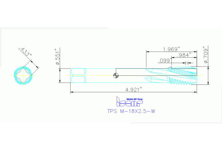 TPS M-18X2.5-W HS