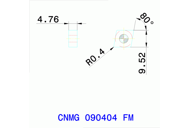 CNMG 090404 FM TT8115