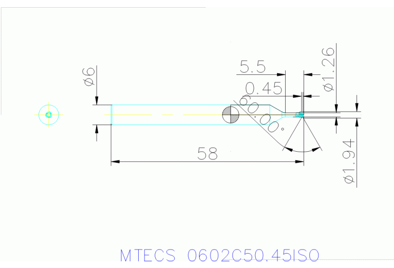 MTECS 0602C5 0.45ISO IN2005