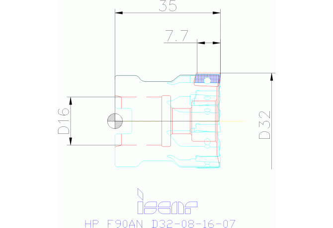 HP F90AN D32-08-16-07