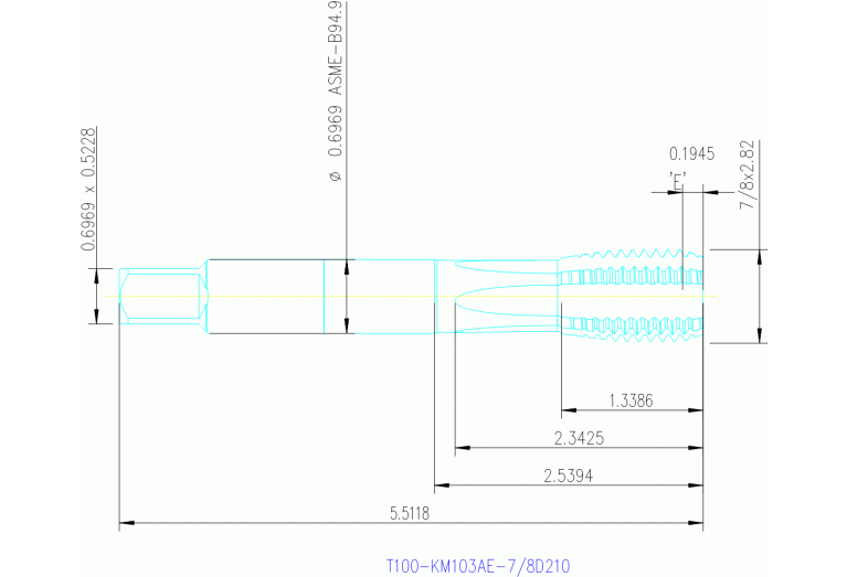 T100-KM103AE-7/8 D210