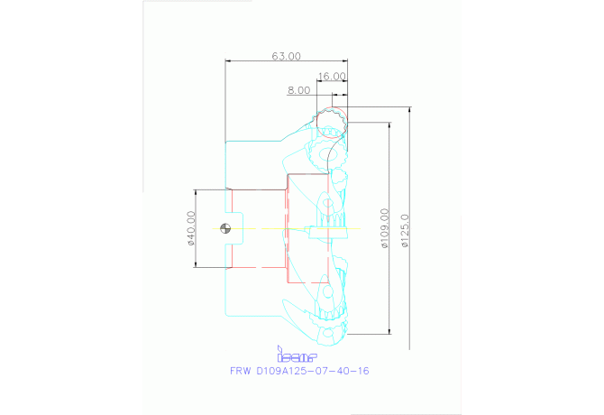 FRW D109A125-07-40-16