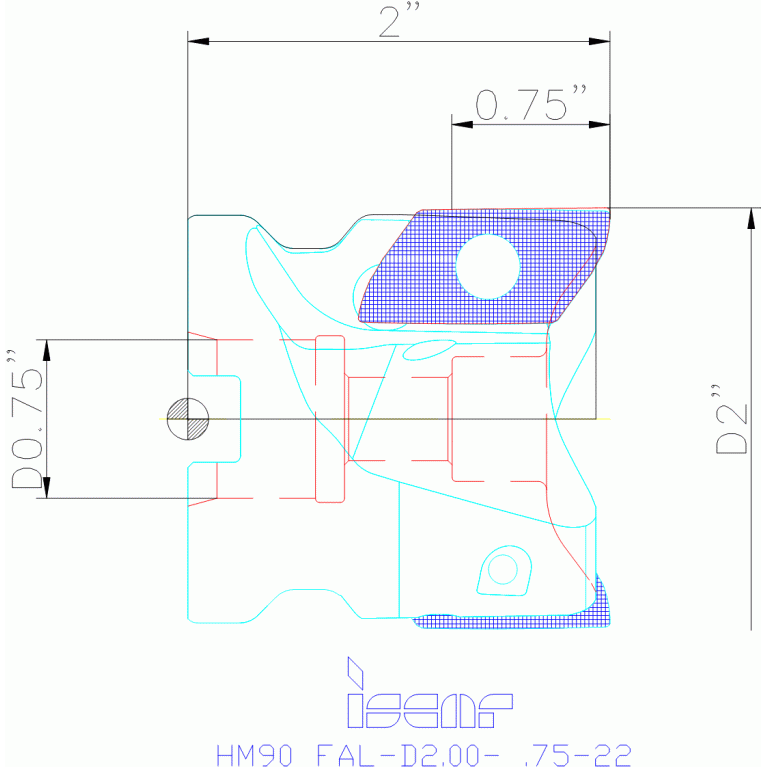 HM90 FAL-D2.00- .75-22