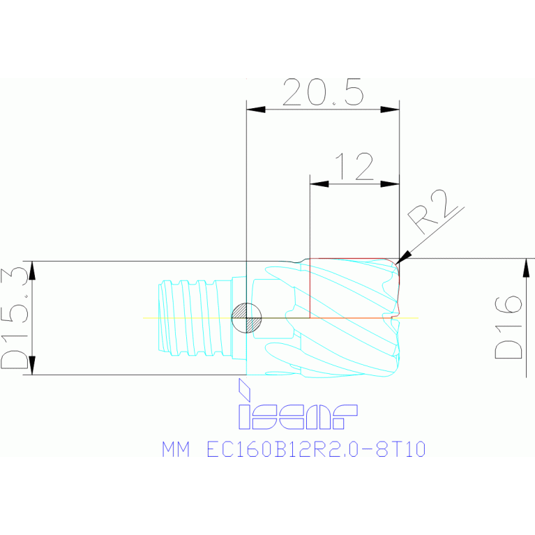 MM EC160B12R2.0-8T10 IC908