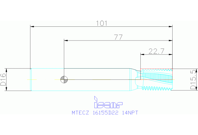 MTECZ 16155D22 14NPT IC908