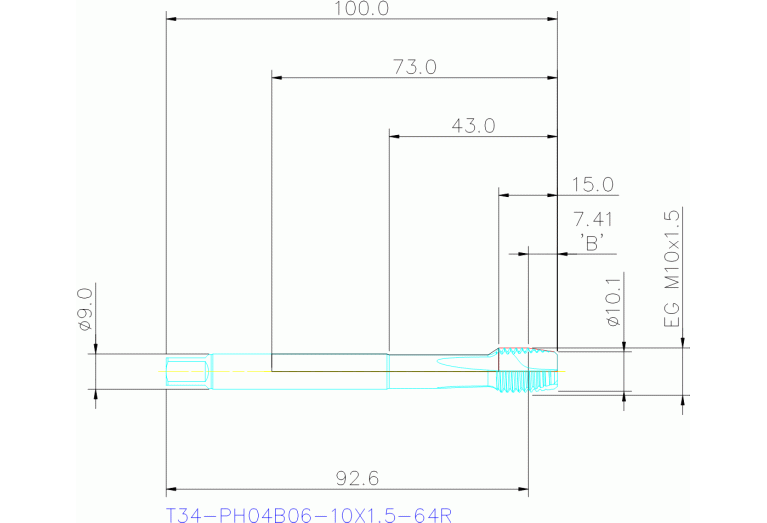 T34-PH04B06-10X1.5-64R