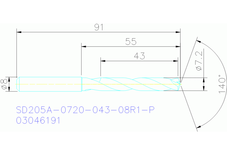 SD205A-0720-043-08R1-P