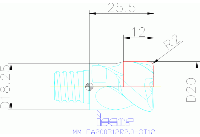 MM EA200B12R2.0-3T12 IC08