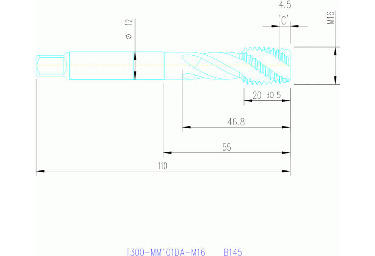 T300-MM101DA-M16 B145