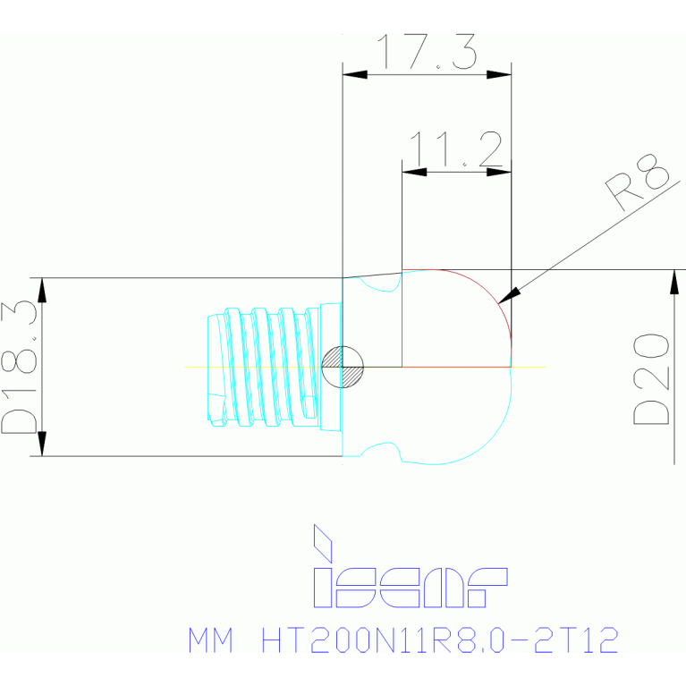 MM HT200N11R8.0-2T12 IC908